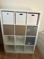 IKEA Kallax 112x147 cm met opbergbakken, Huis en Inrichting, Ophalen, Zo goed als nieuw, 25 tot 50 cm, Minder dan 150 cm