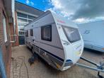Enkele bedden mover dethleffs camper bj 2007 tent uitbouw, 2 aparte bedden, Rondzit, Particulier, Schokbreker