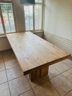 Teakhouten eettafel 220x100x78, Huis en Inrichting, Tafels | Eettafels, Ophalen, Gebruikt, Teakhout, 200 cm of meer
