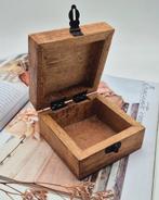 Houten Sieradendoos Handwerk - Rustieke Uitstraling, Ophalen of Verzenden