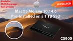 macOS Mojave 10.14.6 Voor-Geïnstalleerde PNY SSD 1 TB OSX, Ophalen of Verzenden, Nieuw, MacOS