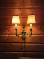 messing wandlamp antiek, Ophalen of Verzenden