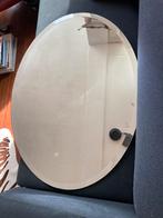 Ovale geslepen spiegel, 75 tot 100 cm, Zo goed als nieuw, Ophalen, Ovaal