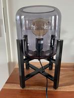 Tafellamp met rookglas, Minder dan 50 cm, Zo goed als nieuw, Ophalen