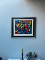 Abstract Hond & vogel Cobra stijl , Karel Appel, Corneille, Ophalen of Verzenden