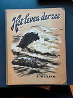 Het leven der Zee, A.Mellink, 1929, Zeepfabr Het Klaverblad, Ophalen of Verzenden, Zo goed als nieuw, A. Mellink, Plaatjesalbum