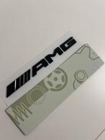 AMG Mercedes Benz kofferbak Logo zwart en chroom, Auto diversen, Tuning en Styling, Ophalen of Verzenden