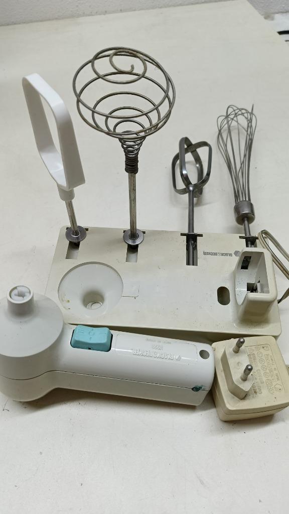 Black & Decker draadloze mixer – vintage jaren 80, Huis en Inrichting, Keuken | Keukenbenodigdheden, Gebruikt, Ophalen of Verzenden