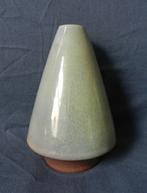 Konische vaas luster Joke Stroes bij Mobach ca 1980 h 14,3, Antiek en Kunst, Antiek | Keramiek en Aardewerk, Ophalen of Verzenden