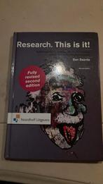 Ben Baarda - Research. This is it!, Verzenden, Zo goed als nieuw, Ben Baarda