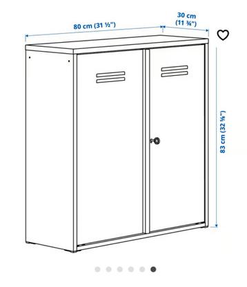 Witte Ivar Locker Kast van Ikea - afbeelding 6