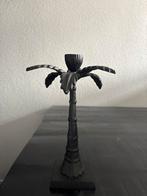 Zwarte Palmboom Kandelaar, Huis en Inrichting, Woonaccessoires | Kandelaars en Kaarsen, Ophalen, 25 tot 50 cm, Zwart, Zo goed als nieuw