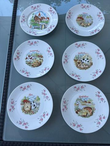 Set van 5 Limoges kaasborden (6e gratis erbij) beschikbaar voor biedingen
