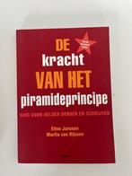 De kracht van het piramideprincipe, Overige wetenschappen, Eline Janssen, Ophalen of Verzenden, Zo goed als nieuw