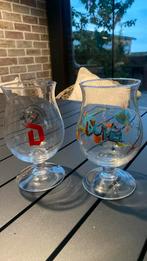2 duvel bier glazen, Ophalen of Verzenden, Zo goed als nieuw, Glas of Glazen, Duvel