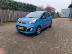 Kia Picanto 1.0 Cvvt 5-DRS 2011 Blauw, Voorwielaandrijving, Euro 5, Stof, Zwart