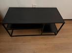Ikea Salontafel Zwart Hout/Staal, Ophalen, 100 tot 150 cm, 50 tot 100 cm, Zo goed als nieuw