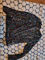 Glitter Top met Lange Mouwen, Zwart, Ophalen of Verzenden, Zo goed als nieuw, Lange mouw