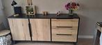Prachtig dressoir hout zwart, Huis en Inrichting, Kasten | Dressoirs, Ophalen, 150 tot 200 cm, Zo goed als nieuw, 25 tot 50 cm