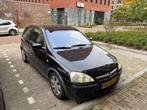 Opel Corsa 1.4 3D 2004 Zwart, Auto's, Voorwielaandrijving, 450 kg, 4 cilinders, Zwart