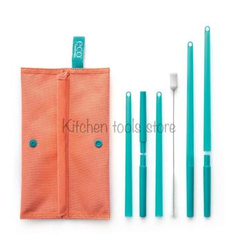 Tupperware rietjes set met opberg tasje + reinigingsborstel beschikbaar voor biedingen