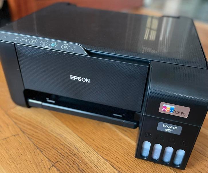 Epson EcoTank ET-2860 Inkjetprinter, Computers en Software, Printers, Nieuw, All-in-one, Inkjetprinter, Kleur printen, Draadloos