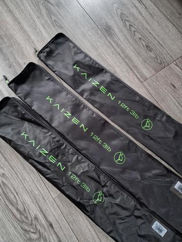 3X KORDA KAIZEN GREEN 12 FT 3 LBS KARPERHENGELS IZGST 2025  beschikbaar voor biedingen