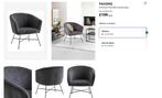 Gratis Fauteuil / Stoel - Grijs, Gebruikt, 75 tot 100 cm, Ophalen of Verzenden, Stof