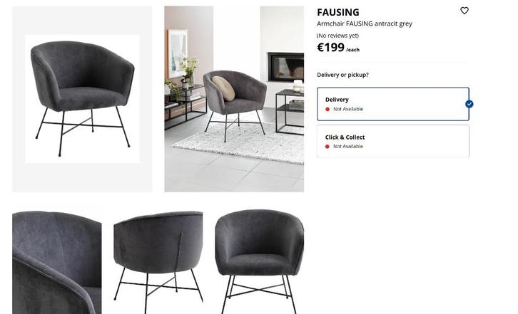 Gratis Fauteuil / Stoel - Grijs, Huis en Inrichting, Fauteuils, Gebruikt, Stof, 50 tot 75 cm, 75 tot 100 cm, Ophalen of Verzenden