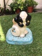 metalen spaarpot, schattig hondje, Antiek en Kunst, Ophalen of Verzenden