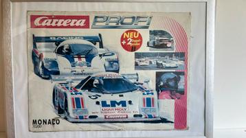 Vintage Carrera racebaan doos in lijst beschikbaar voor biedingen