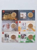 Vaticaan Coincards 2010 t/m 2022 (Verschillende series), Ophalen of Verzenden, Vaticaanstad, Overige waardes