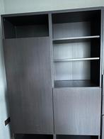 Besta kast donkerbruin Ikea, Ophalen, Gebruikt, 100 tot 150 cm, 25 tot 50 cm
