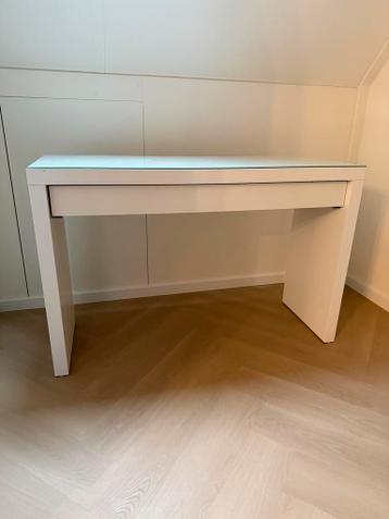 Ikea Malm Make-up Tafel / Bureau - Wit - afbeelding 1