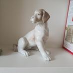 Vintage Lladro Nao porselein beeldje zittende hond, Verzamelen, Beelden en Beeldjes, Ophalen of Verzenden, Dier, Zo goed als nieuw
