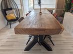 Teak eettafel, Ophalen, Teakhout, 200 cm of meer, 50 tot 100 cm