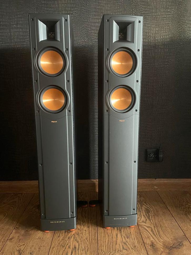 Klipsch RF-42 II Vloerstaande Luidsprekers - Krachtig Geluid, Audio, Tv en Foto, Luidsprekers, Gebruikt, Front, Rear of Stereo speakers