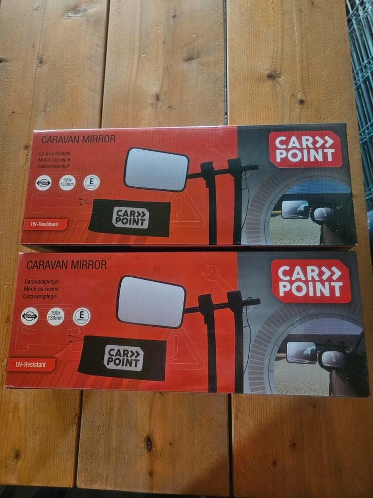 Carpoint Caravan Spiegels - Nieuw in Verpakking (2 stuks), Auto diversen, Auto-accessoires, Nieuw, Ophalen of Verzenden