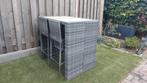 Mooi wicker barset met 4 barkrukken, 2 krukken, Ophalen, Gebruikt, 90 cm of meer