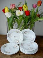 Franse gebaksbordjes Limoges, Huis en Inrichting, Keuken | Servies, Ophalen of Verzenden, Zo goed als nieuw, Bord(en), Overige stijlen