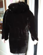 Damesjas met capuchon imitatie bont, Ophalen of Verzenden, Zo goed als nieuw, Maat 42/44 (L), Bruin