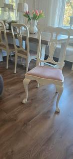 brocante stevige stoelen met nieuwe bekleiding, Ophalen, Gebruikt