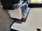 Bank + 2 stoelen, Ophalen, Gebruikt, Leer