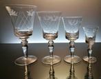 Franse Art Deco kristallen glazen, Ophalen of Verzenden