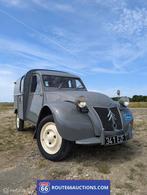 Citroën 2CV Fourgonnette | 1958 | Route 66 Auctions, Auto's, Oldtimers, Overige carrosserieën, Citroën, Zwart, Bedrijf