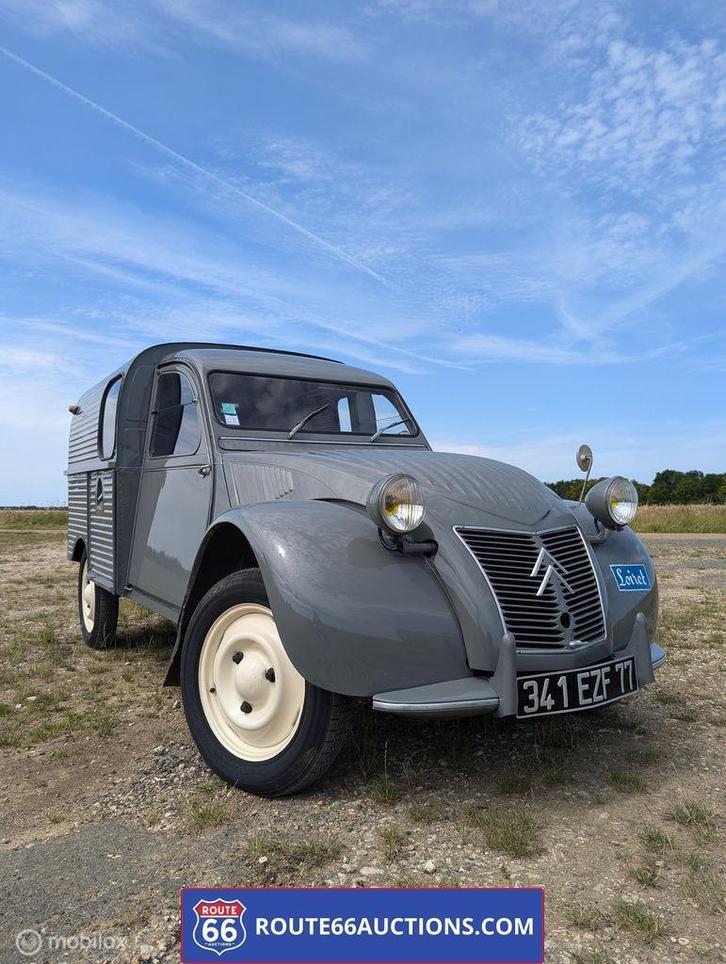 Citroën 2CV Fourgonnette | 1958 | Route 66 Auctions, Auto's, Oldtimers, Bedrijf, Te koop, Citroën, Benzine, Overige carrosserieën