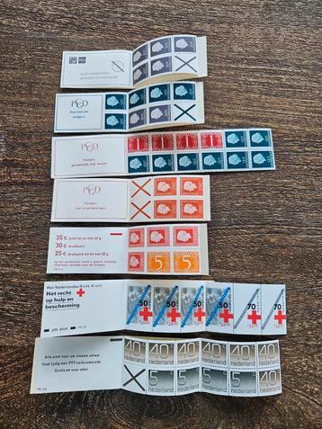 7x postzegelboekje, ongestempeld, postfris  beschikbaar voor biedingen
