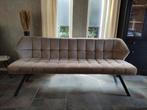 Eetkamerbank velours champagne kleur 180cm als nieuw, Huis en Inrichting, Ophalen, Zo goed als nieuw, 150 tot 200 cm