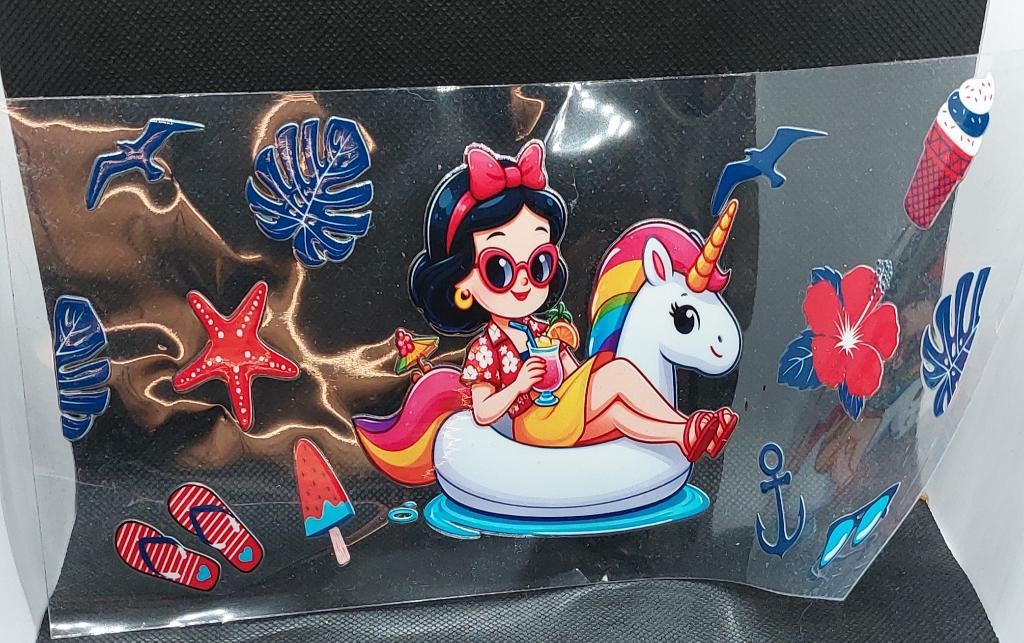 Dtf cup wrap transfers Disney, Ophalen of Verzenden, Nieuw, Sticker