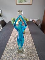 Zware glazen sculptuur., Ophalen of Verzenden, Zo goed als nieuw, Overige typen